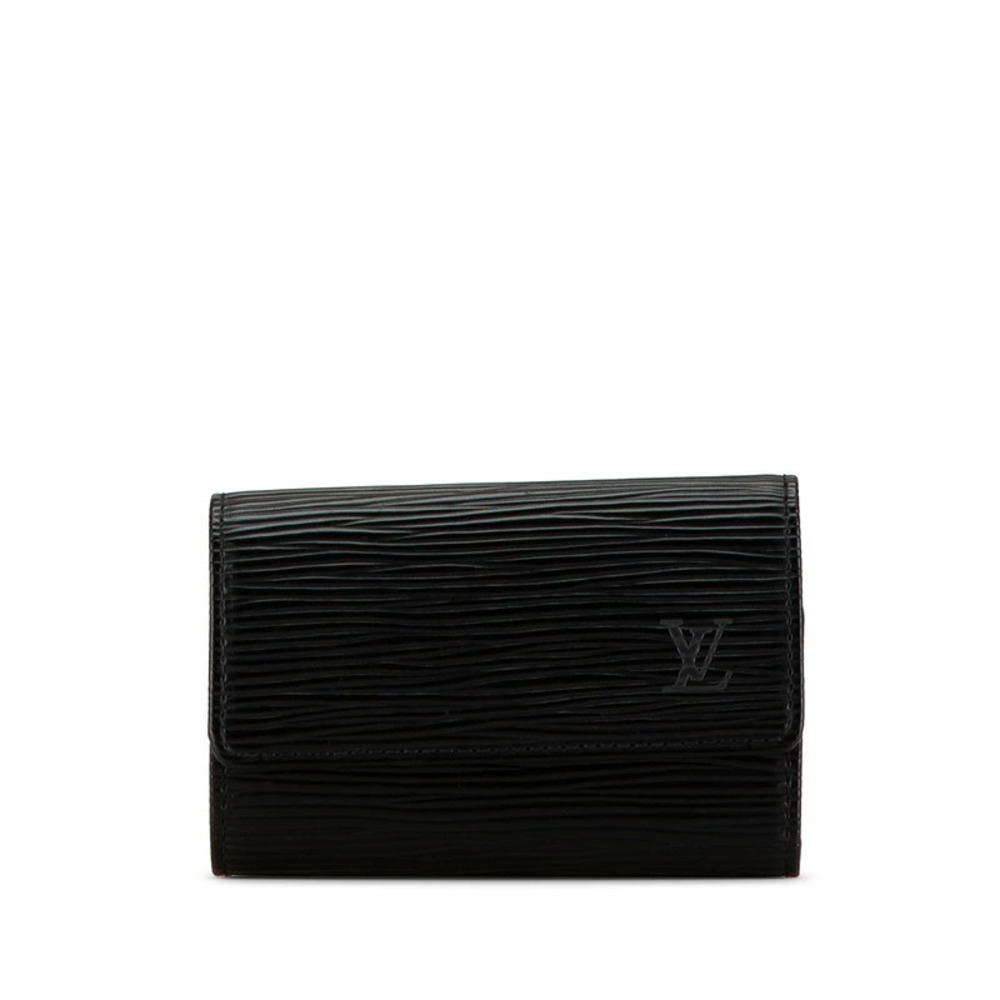 Louis Vuitton Epi Multicles Key Case Wallet Noir Black Leather